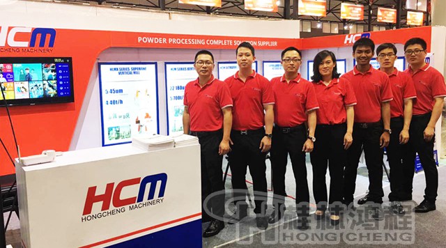  桂林鴻程攜先進立磨參展第121屆廣交會征戰(zhàn)國際市場！