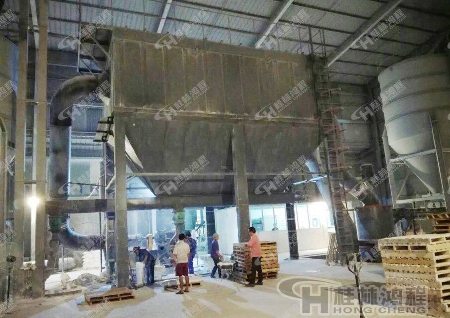 HCH1395超細滑石粉生產(chǎn)設(shè)備，滑石磨粉機，桂林鴻程環(huán)輥磨