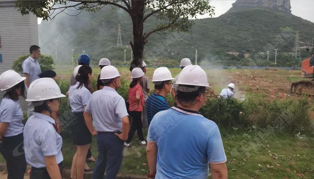 桂林鴻程機(jī)電設(shè)備有限公司廠區(qū)2#生產(chǎn)廠房開工大吉！